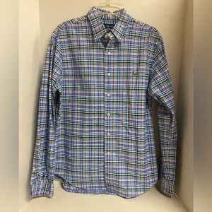 Polo Ralph Lauren Multicolor Plaid Button Down Shirt Size L